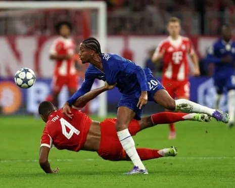 Chelsea's manager explodes as the German giants defender Tah escapes dismissal during Champions League defeat